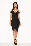 Black Wrap Around Dress