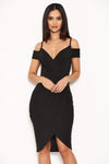 Black Wrap Around Dress