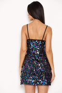 Multi Strappy Sequin Dress