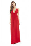 Slinky Plunge Maxi Dress