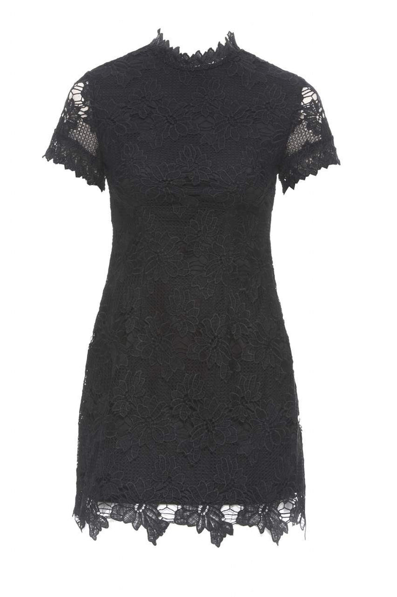 High Necked Lace Dress