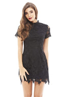 High Necked Lace Dress