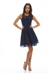 All-Over  Lace Skater Dress