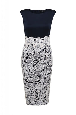 Lace Bodycon Midi Dress