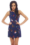 Summer  Floral  Printed Day Skater Dress