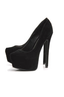 Faux  Suede Platform  Shoe