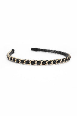 Gold Chain Slim Headband