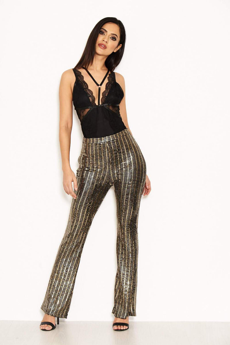 Gold Sparkle Trousers