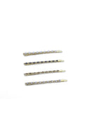 Gold Multi Pack Diamante and Pearl Hair Grips
