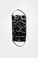 Grey Animal Print Face Covering