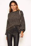 Grey Chenille Mix Blend Jumper