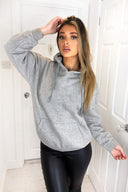 Grey Oversized Hoodie