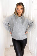 Grey Oversized Hoodie