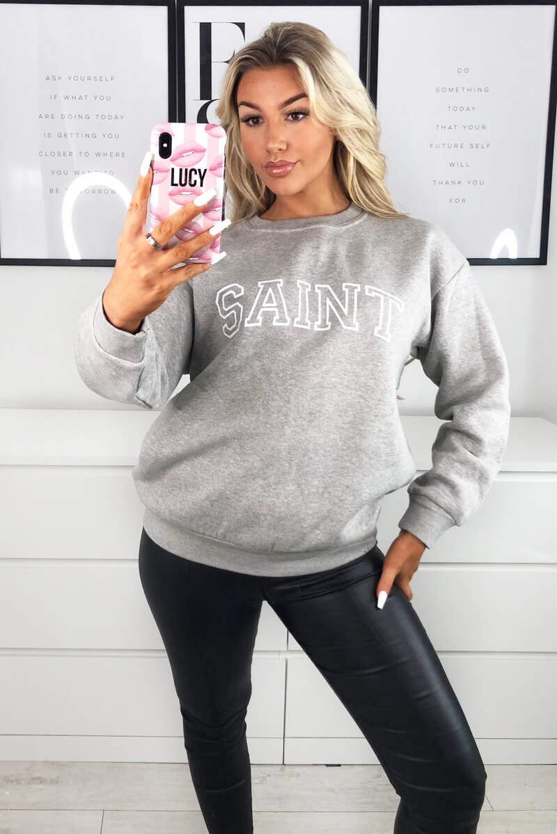 Grey Saint Sweatshirt