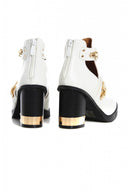 Cut Out Metal Heel Boot