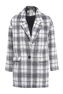 Checked Wool Jacket