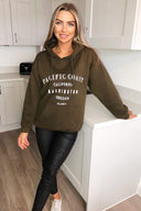 Khaki Pacific Coast Hoodie