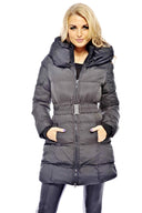 Padded Bomber Belted Coat