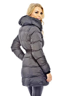 Padded Bomber Belted Coat