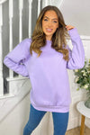 Lilac Oversized Sweatshirt