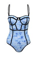 Cloud Print Swimsuit