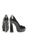 Block Heel  Peep Toe Shoe