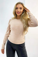 Misty Rose Sequin Knit jumper