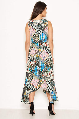 Multi V Neck Maxi Dress