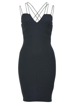 Navy Bodycon Mini Dress