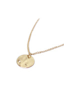 Gold Dainty Circle Necklace