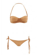 Detailed Bandeau Bikini