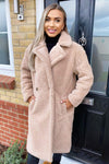 Oatmeal Faux Fur Teddy Coat