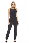 Mesh Top Long Leg Jumpsuit