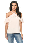 Pink Halterneck Floaty Top