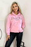 Pink Jadore Oversized Hoodie