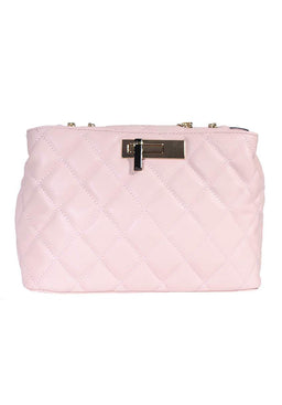 Pink Quilted Handbag