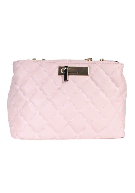 Pink Quilted Handbag