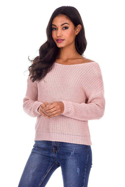 Pink Reversible Twist Knot Jumper