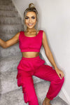 Pink Two Piece Lounge Set