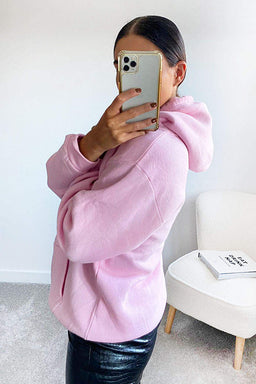 Pink YSLOVE Oversized Hoodie
