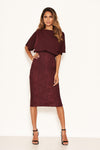 Plum 2 In 1 Lace Skirt Dress