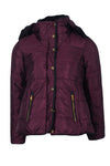 Plum Quilted Jacket