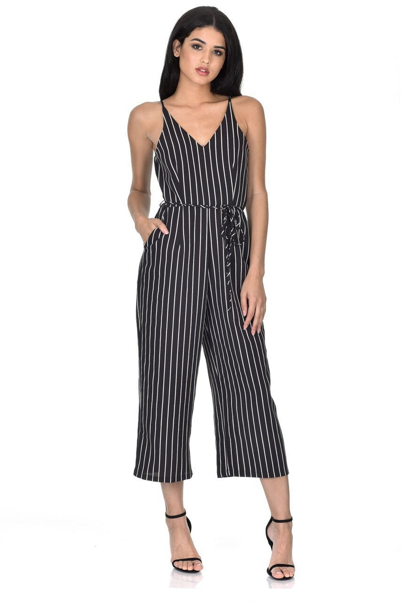 Printed Culotte Jumpsuit