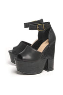 Contrast Heel  Wedge