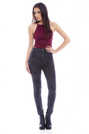 Speckle High Waist Jean