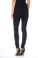 Black Embroided Jeans