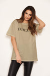 Stone Printed Oversized Tee