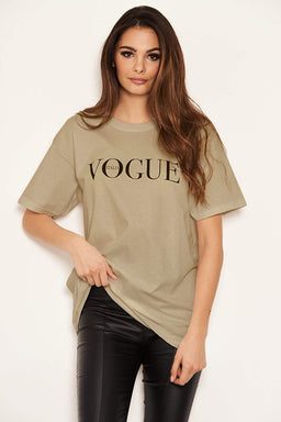 Stone Printed Oversized Tee