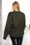 Khaki J'adore Sweatshirt