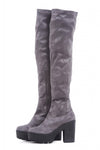 Over The Knee  Chunky Heeled Boot